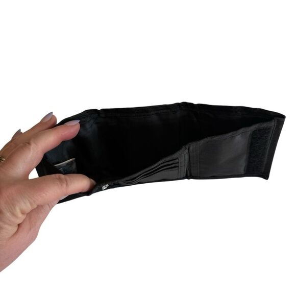 NASA Hook & Loop Trifold Wallet Unisex Black Starry Night Space Aerospace - Picture 5 of 11